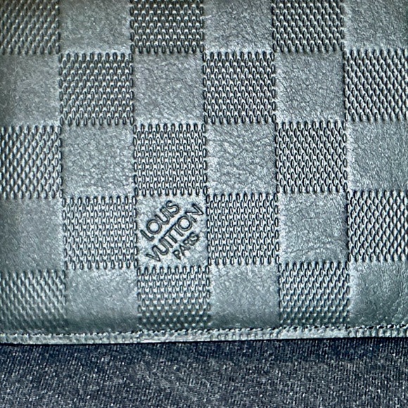 Louis Vuitton Portefeuille Multiple Bifold Wallet /Black/ Damier Infini Leather - Picture 11 of 14